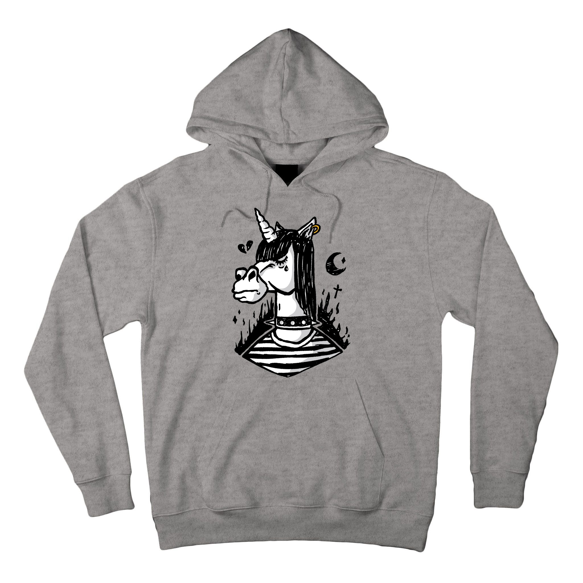 Emo Unicorn Tall Hoodie