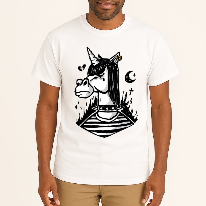 Emo Unicorn Tall T-Shirt