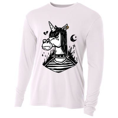 Emo Unicorn Cooling Performance Long Sleeve Crew