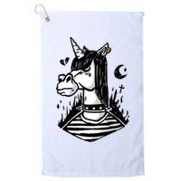 Emo Unicorn Golf Towel