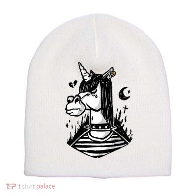 Emo Unicorn Short Acrylic Beanie