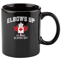 Elbows Up EST 1867 Canadian Maple Leaf Canada Gift 11oz C Handle Ceramic Mug