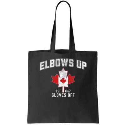 Elbows Up EST 1867 Canadian Maple Leaf Canada Gift Bag