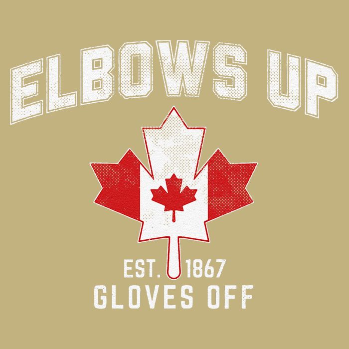 Elbows Up EST 1867 Canadian Maple Leaf Canada Gift Cooling Performance Crew T-Shirt