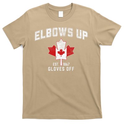 Elbows Up EST 1867 Canadian Maple Leaf Canada Gift T-Shirt