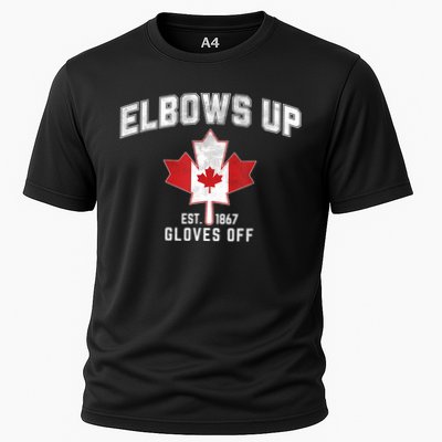 Elbows Up EST 1867 Canadian Maple Leaf Canada Performance Shirt
