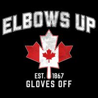 Elbows Up EST 1867 Canadian Maple Leaf Canada 16 in Basic Backpack