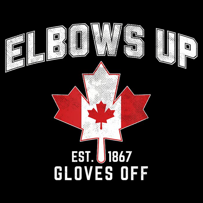 Elbows Up EST 1867 Canadian Maple Leaf Canada 16 in Basic Backpack