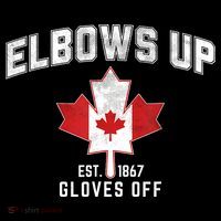 Elbows Up EST 1867 Canadian Maple Leaf Canada Youth Performance Sprint T-Shirt