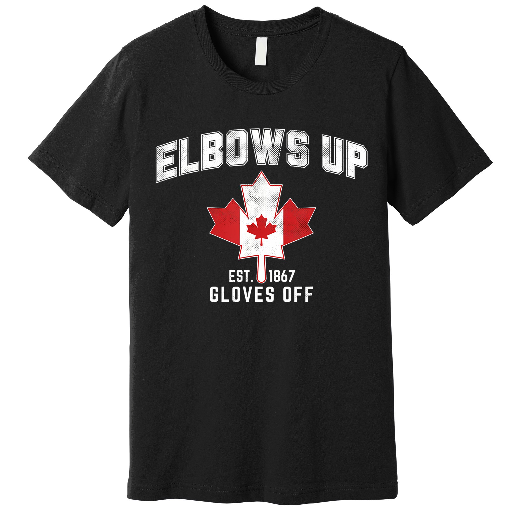 Elbows Up EST 1867 Canadian Maple Leaf Canada Premium T-Shirt