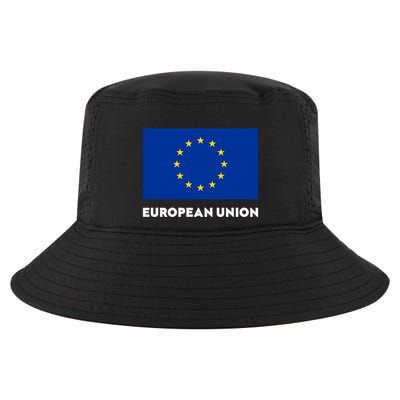 European Union Flag Blue Yellow Gift Cool Comfort Performance Bucket Hat