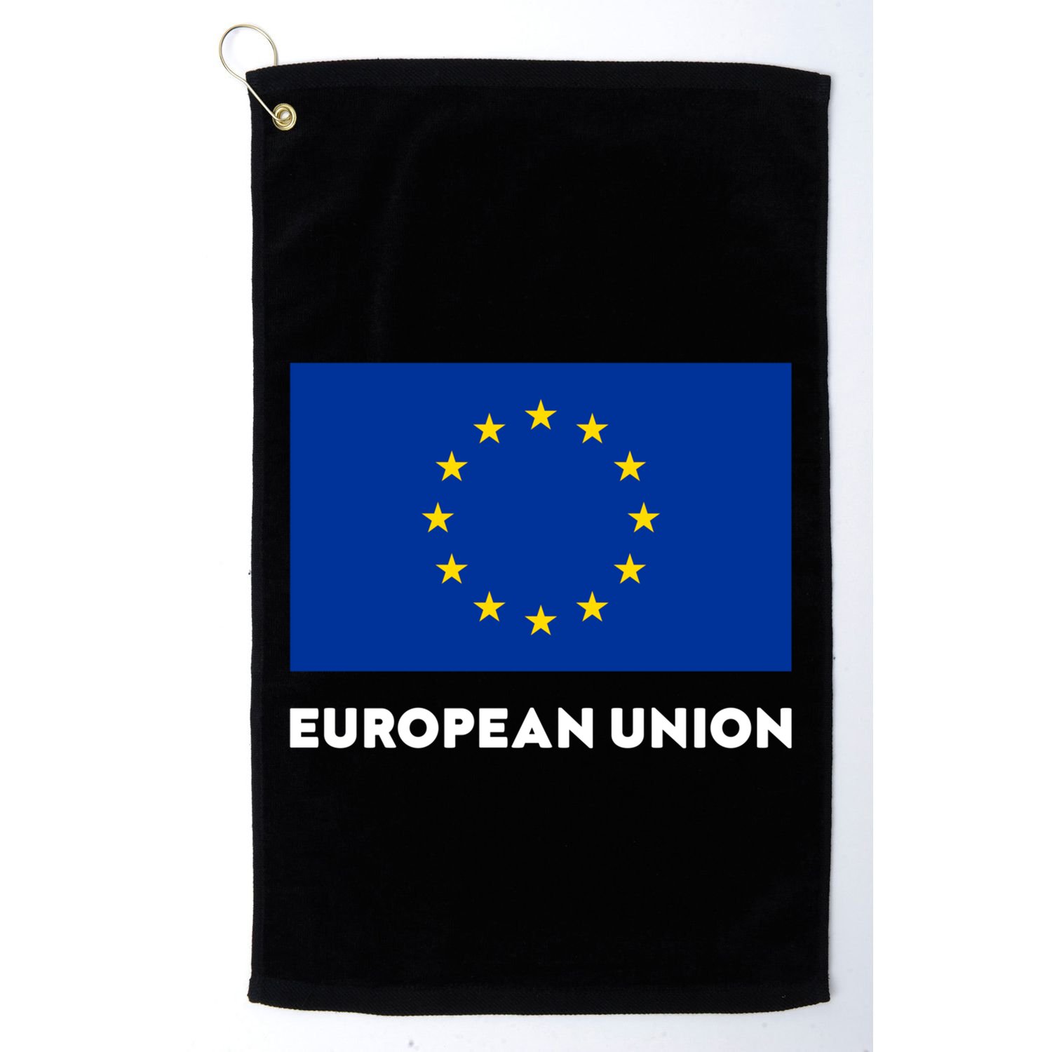 European Union Flag Blue Yellow Gift Golf Towel