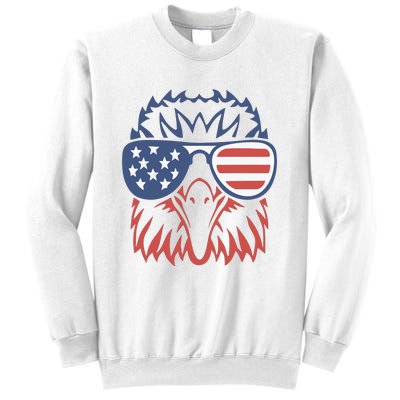 Eagle USA Flag 4th Of July Sunglasses Funny Patriotic Eagle Sweatshirt