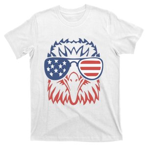 Eagle USA Flag 4th Of July Sunglasses Funny Patriotic Eagle T-Shirt