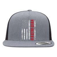 Electrician Usa Flag Lineman Electrical Worker Repairmen Flat Bill Trucker Hat