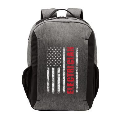 Electrician Usa Flag Lineman Electrical Worker Repairmen Vector Backpack