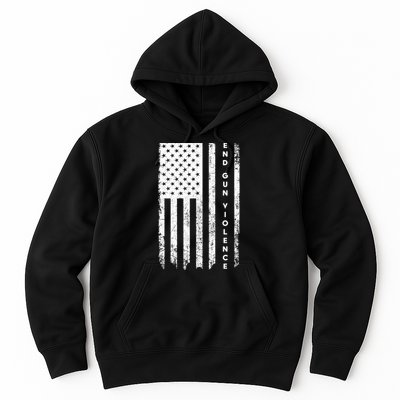 Enough USA Flag End Gun Violence Hoodie