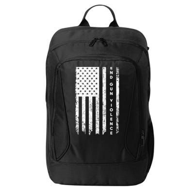 Enough USA Flag End Gun Violence City Backpack