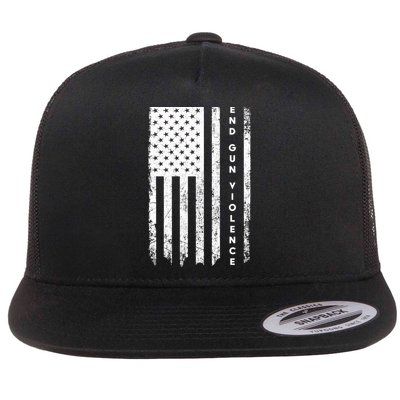 Enough USA Flag End Gun Violence Flatbill Hat