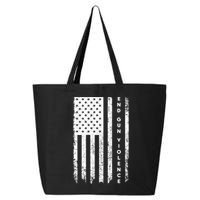 Enough USA Flag End Gun Violence 25L Jumbo Tote