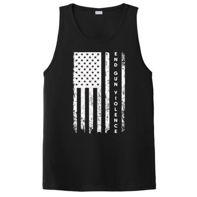 Enough USA Flag End Gun Violence PosiCharge Competitor Tank