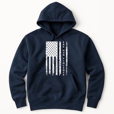 Enough USA Flag End Gun Violence Hoodie