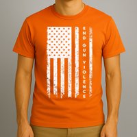 Enough USA Flag End Gun Violence T-Shirt