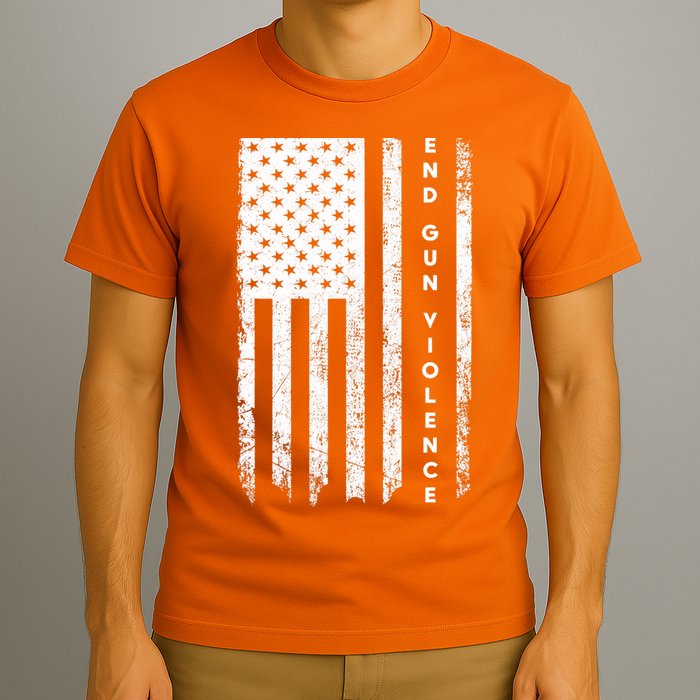 Enough USA Flag End Gun Violence T-Shirt