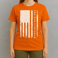 Enough USA Flag End Gun Violence T-Shirt