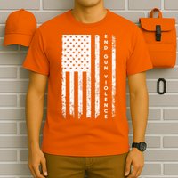 Enough USA Flag End Gun Violence T-Shirt