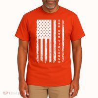 Enough USA Flag End Gun Violence Tall T-Shirt