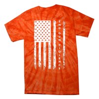 Enough USA Flag End Gun Violence Tie-Dye T-Shirt