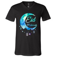 Eid Ul Fitr Mubarak V-Neck T-Shirt