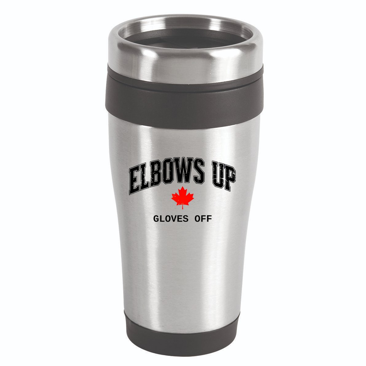 Elbows Up Gloves Off Vintage 16oz Travel Tumbler