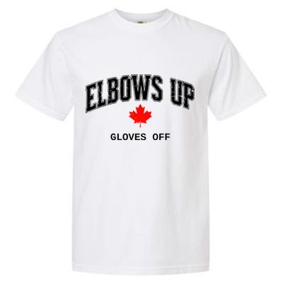 Elbows Up Gloves Off Vintage Garment-Dyed Heavyweight T-Shirt