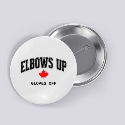 Elbows Up Gloves Off Vintage Button
