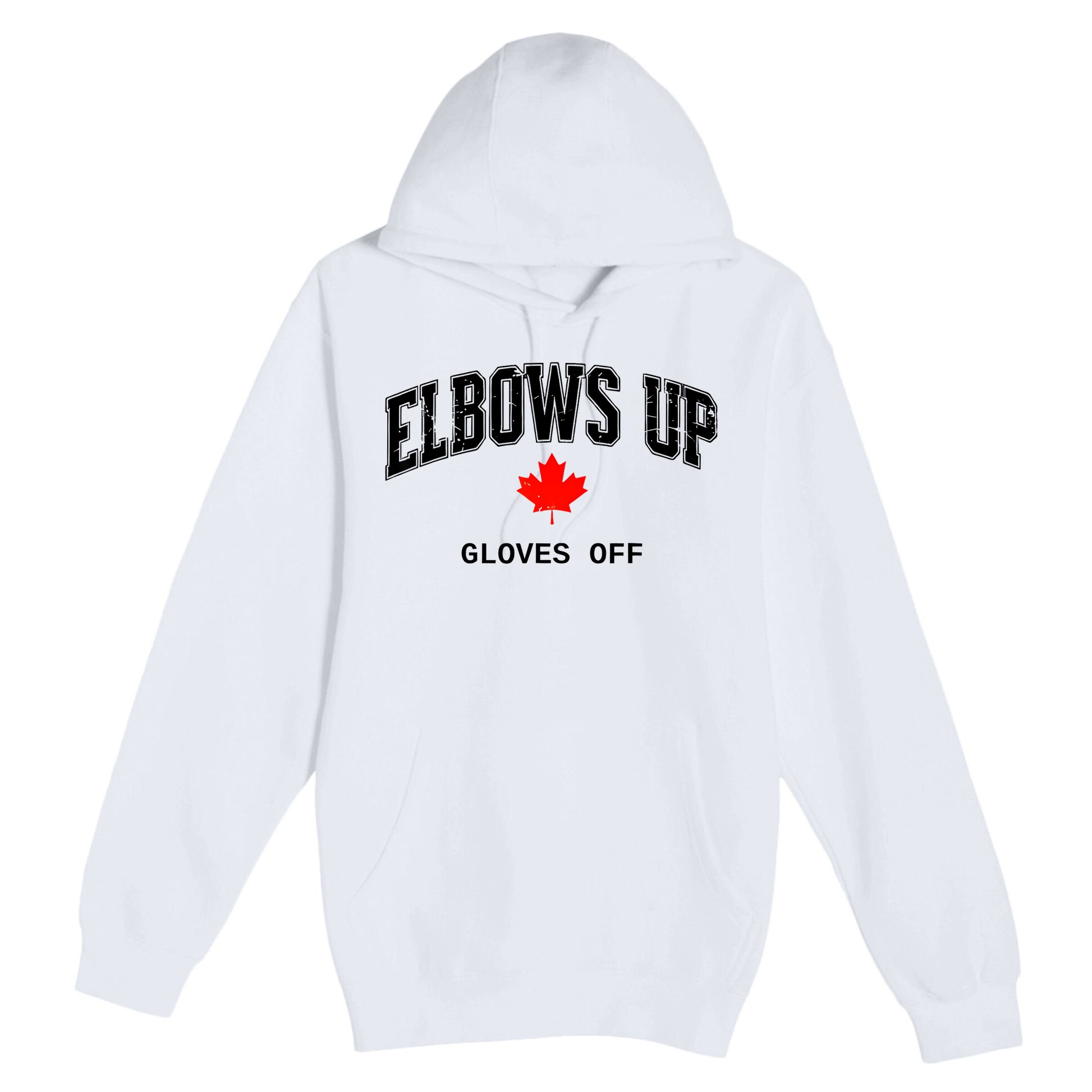 Elbows Up Gloves Off Vintage Premium Pullover Hoodie