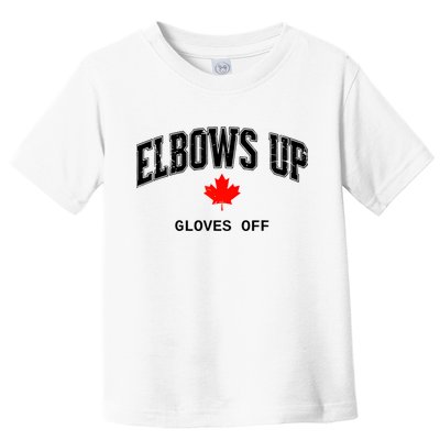 Elbows Up Gloves Off Vintage Toddler T-Shirt