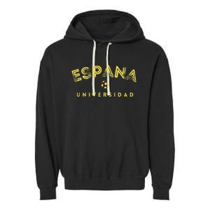 Espana University Graduation Spain College Academy Garment-Dyed Fleece Hoodie