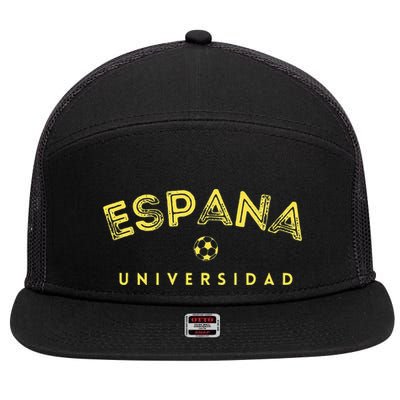 Espana University Graduation Spain College Academy 7 Panel Mesh Trucker Snapback Hat