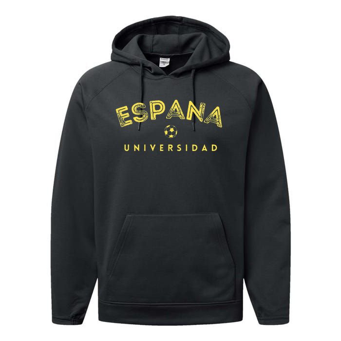 Espana University Graduation Spain College Academy Performance Fleece Hoodie