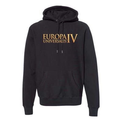 Europa Universalis Iv Logo Strategy Game Premium Hoodie