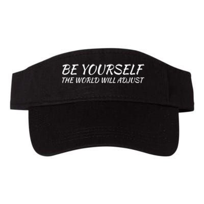 Embrace Uniqueness Inspirational Quote Gift Valucap Bio-Washed Visor