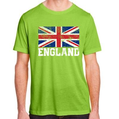 England Union Jack Flag Pride Roots Country Family Nation Gift Adult ChromaSoft Performance T-Shirt