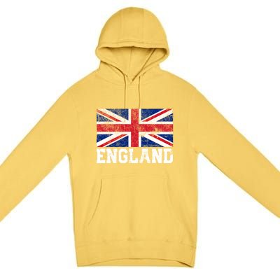 England Union Jack Flag Pride Roots Country Family Nation Gift Premium Pullover Hoodie