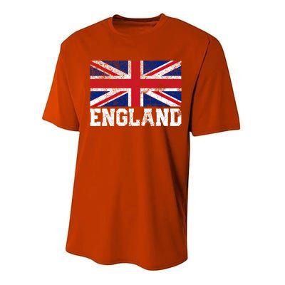 England Union Jack Flag Pride Roots Country Family Nation Gift Performance Sprint T-Shirt