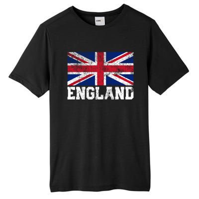 England Union Jack Flag Pride Roots Country Family Nation Gift Tall Fusion ChromaSoft Performance T-Shirt