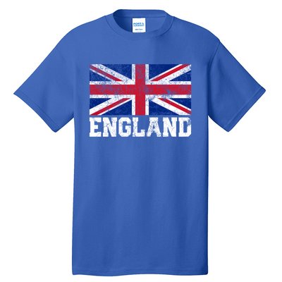 England Union Jack Flag Pride Roots Country Family Nation Gift Tall T-Shirt