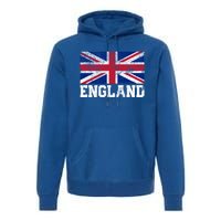 England Union Jack Flag Pride Roots Country Family Nation Gift Premium Hoodie