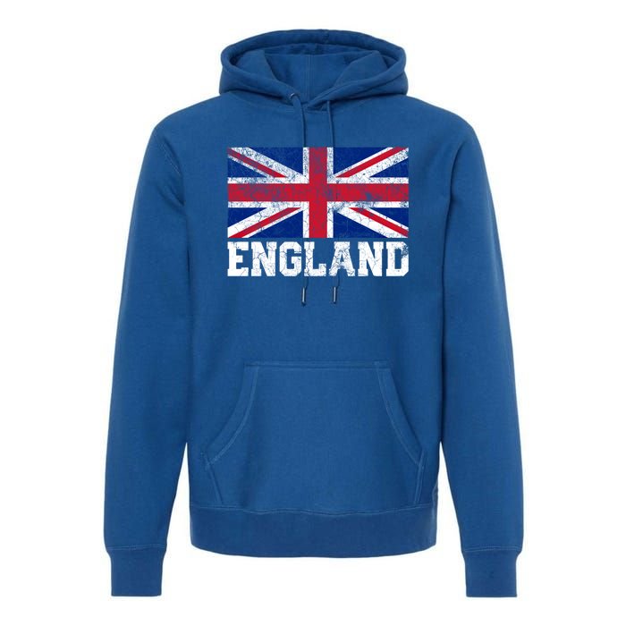 England Union Jack Flag Pride Roots Country Family Nation Gift Premium Hoodie